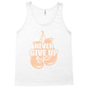 Never Give Up Uterine Cancer Awareness Tank Top