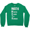 math mental abuse to humans Crewneck Sweatshirt