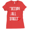occupy all streets as seen on jay Ladies Fitted T-Shirt