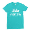 Faith Can Move Mountains Ladies Fitted T-Shirt