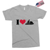 i love jet ski racing Exclusive T-shirt