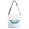 Two Peas In a Pod Twin Baby Boys Adjustable Strap Totes