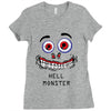Hell Monster Ladies Fitted T-Shirt