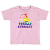 Totally Straight Lgbt Unicorn Toddler T-shirt