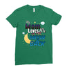 mom moon&amp;back Ladies Fitted T-Shirt