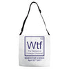 wtf outraged disbelief Adjustable Strap Totes