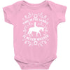 time in the saddle is never wasted Baby Bodysuit