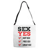 Sex Yes Please Adjustable Strap Totes