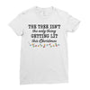 the tree isn't the only getting lit this christmas Ladies Fitted T-Shirt