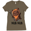 nub nub Ladies Fitted T-Shirt