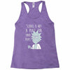 not for smart people Racerback Tank