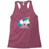 sad unicorn Racerback Tank