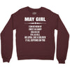 Super May Girl Crewneck Sweatshirt