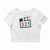 media player Crop Top
