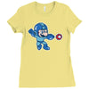 mega mario Ladies Fitted T-Shirt