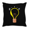 running out of bright ideas Throw Pillow