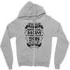 Super Cool Mom Of A Freaking Awesome Son Zipper Hoodie
