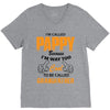 I'm Called Pappy  Because  I'm Way Too Cool To Be Called Grandfather V-Neck Tee