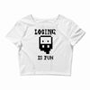 losing is fun! Crop Top