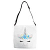 birthday unicorn family series dad Adjustable Strap Totes