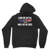 stand for the flag kneel for the cross Unisex Hoodie