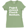 page jones plant bonham Ladies Fitted T-Shirt
