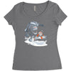 jurassic hoth Women's Triblend Scoop T-shirt