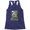 nuts about bikes Racerback Tank