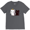 purr evil V-Neck Tee