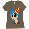 the birthday boy Ladies Fitted T-Shirt