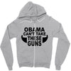 obama guns Zipper Hoodie
