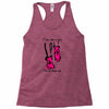 i run like a girl try to keep up Racerback Tank