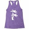 palm tree sticker vinyl decal tropical island beach ocean wall car win Racerback Tank