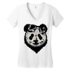 sunglasses panda Women's V-Neck T-Shirt