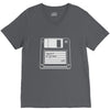 retro floppy V-Neck Tee