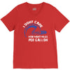 I Don't Care How Many Miles Per Gallon V-Neck Tee