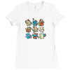 school friends Ladies Fitted T-Shirt
