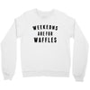 Weekends Are For Waffles Crewneck Sweatshirt