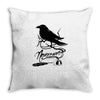 nevermore Throw Pillow