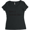 have a fucking day Women's Triblend Scoop T-shirt