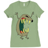 monster (2) Ladies Fitted T-Shirt