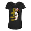 ask me about my feminist agenda frida kahlo Maternity Scoop Neck T-shirt
