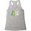 sad t rex Racerback Tank