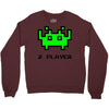 arcade player 2 Crewneck Sweatshirt