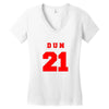 DUN 21 Women's V-Neck T-Shirt