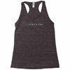 new james bay logo Racerback Tank