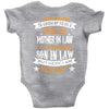 Super Cool Mother In Law Of A Freaking Awesome Son In Law Baby Onesie