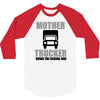 mother trucker doing the school run 3/4 Sleeve Shirt