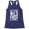 let the wild rumpus Racerback Tank