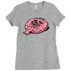 wookie cushion Ladies Fitted T-Shirt